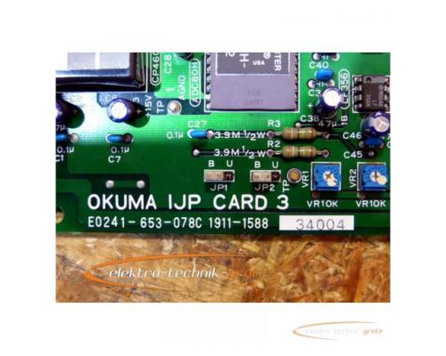 Okuma E0241-653-078C IJP Card 3 1911-1588 - Bild 3