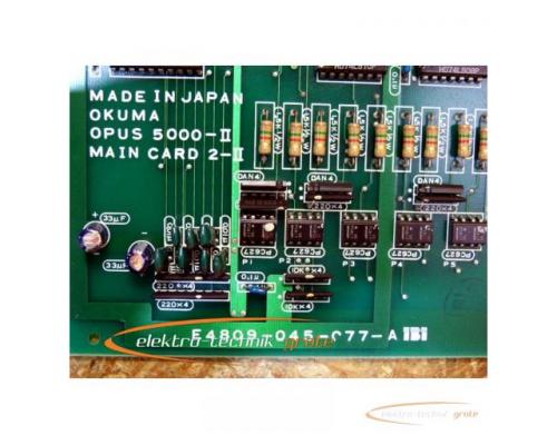 Okuma Opus 5000-II Main Card 2-II E4809-045-077-A / 1911-1502-62-39 - Bild 3