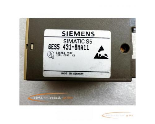 Siemens 6ES5431-8MA11 Digital Input 8 x 24V DC E-Stand 1 - Bild 2