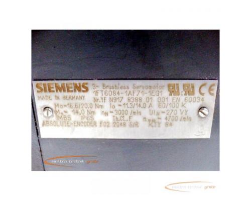 Siemens 1FT6084-1AF71-1EG1 Brushless Servomotor - Bild 5