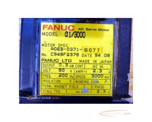 Fanuc A06B-0371-B077 AC Servo Motor - Bild 4