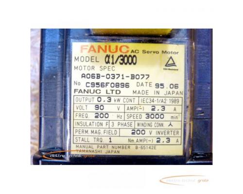 Fanuc A06B-0371-B077 AC Servo Motor - Bild 4