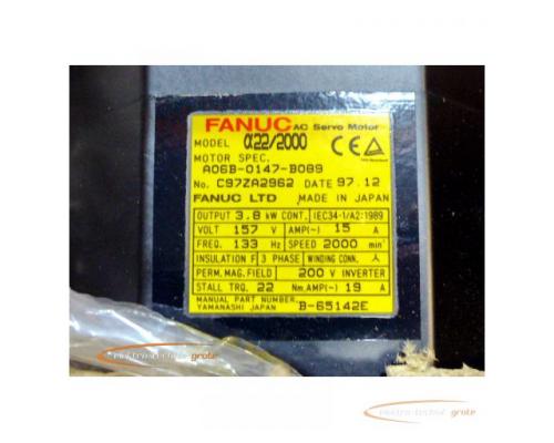 Fanuc A06B-0147-B089 AC Servo Motor - ungebraucht! - - Bild 4