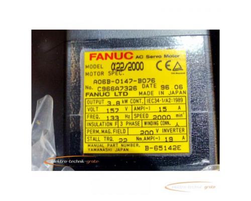 Fanuc A06B-0147-B076 AC Servo Motor - ungebraucht! - - Bild 4