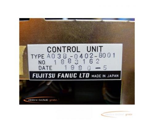 Fujitsu Fanuc A03B-0402-B001 Control Unit + A14B-0048-C00202 Power Unit - Bild 4