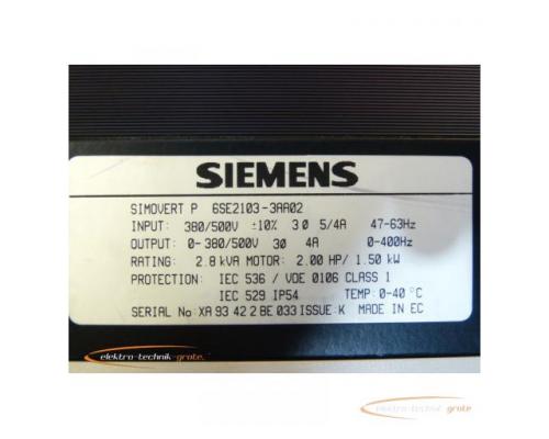 Siemens 6SE2103-3AA02 SIMOVERT P - Bild 3