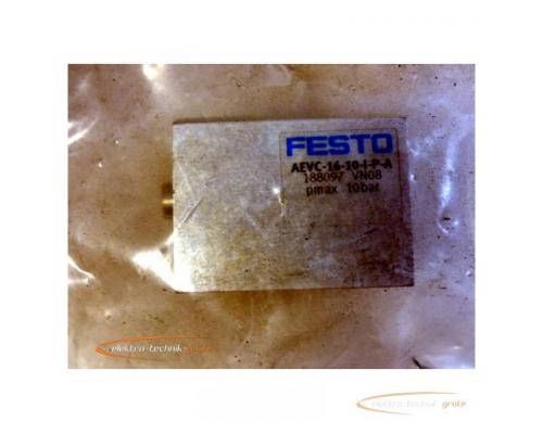 Festo AEVC-16-10-I-P-A Kurzhubzylinder 188097 VN08 p max. 10 bar -ungebraucht- - Bild 2