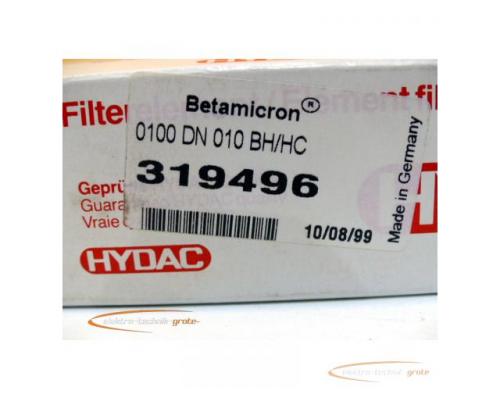 Hydac 319496 / 0100 DN 010 BH/HC Betamicron Filterelement - ungebraucht! - - Bild 3