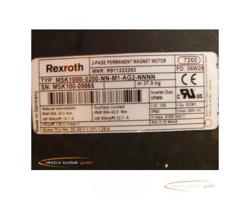 Rexroth MSK100B-0200-NN-M1-AG2-NNNN 3~ Permanent Magnet Motor - Bild 3