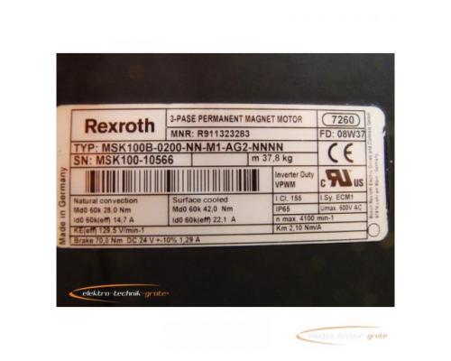 Rexroth MSK100B-0200-NN-M1-AG2-NNNN 3~ Permanent Magnet Motor - Bild 3