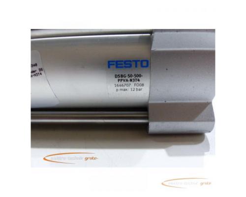 Festo DSBG-50-500-PPVA-N3T4 Normzylinder 1646707 FO08 - ungebraucht! - - Bild 3