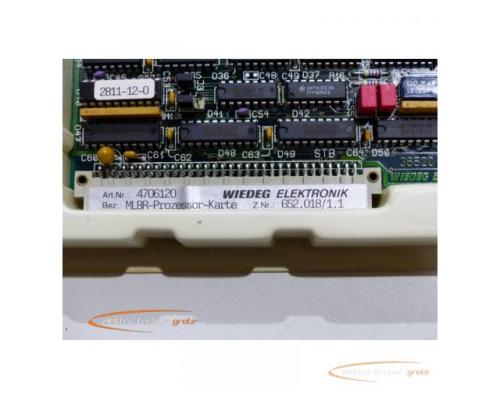 Wiedeg Elektronik 4706120 MLBR-Prozessor-Karte 652018/1.1 - ungebraucht! - - Bild 4