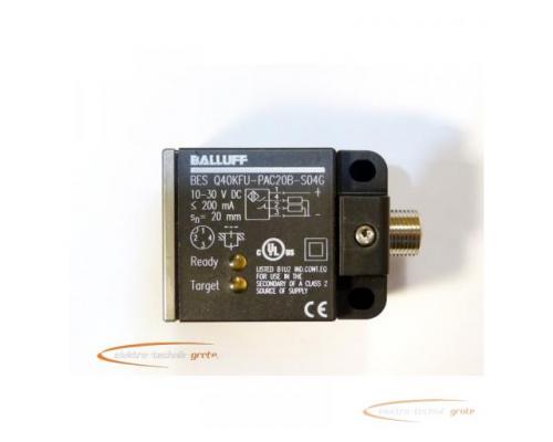 Balluff BES Q40KFU-PAC20B-S04G Induktiver Sensor - ungebraucht! - - Bild 2