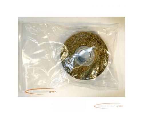 Messingdrahtbürste Ø 80 mm - ungebraucht! -
