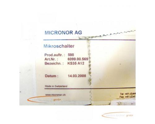 Micronor KS35 A12 Mikroschalter 6099.00.569 - ungebraucht! - - Bild 3