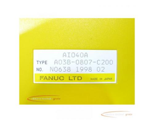Fanuc A03B-0807-C200 Input Output Module - ungebraucht! - - Bild 2