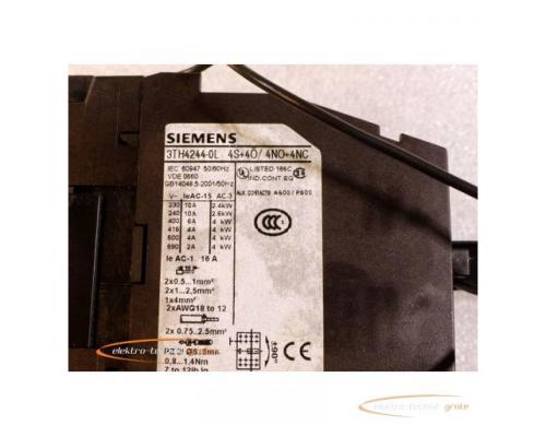 Siemens 3TH4244-0L 4S+4Ö / 4NO+4NC 24V + Murrelelktronik 3TX6406-0E - Bild 2