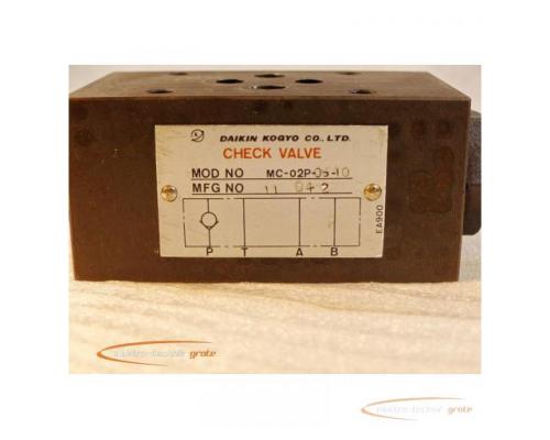 Daikin Check Valve MC-02P-05-10 MFG No 11 D42 - Bild 2