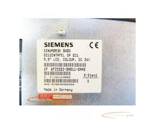 Siemens 6FC5203-0AB11-0AA0 Bedientafel OP 831 - Bild 3