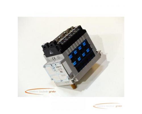 Festo komplette Ventilinseleinheit mit 4 Magnetventilen Elektrik-Anschaltung und Multipol - Bild 2