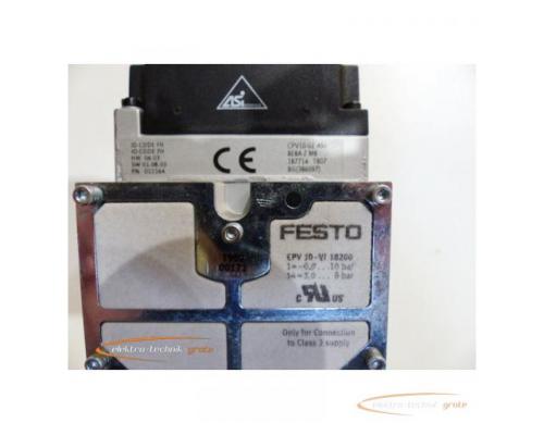 Festo komplette Ventilinseleinheit mit 4 Magnetventilen Elektrik-Anschaltung und Multipol - Bild 5