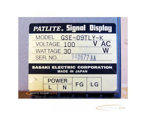 Sasaki Electric Patlite GSE-09TLY-K Signal Display - Bild 3