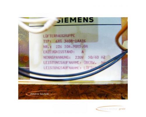 Siemens 6XG3408-1AA26 Lüfterbaugruppe - Bild 2