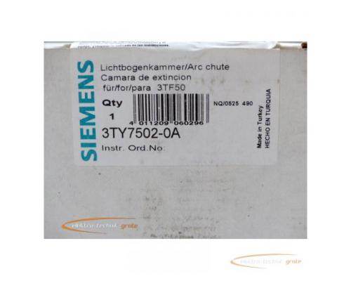 Siemens 3TY7502-0A Lichtbogenkammer -ungebraucht- - Bild 2