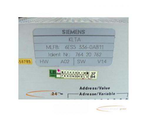 Siemens 6ES5336-0AB11 Textanzeigegerät KLTA 336 Version 2 - Bild 4
