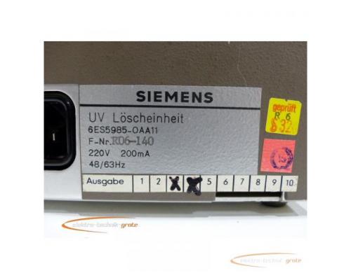 Siemens 6ES5985-0AA11 UV-Löscheinheit für Speichermodule - Bild 3