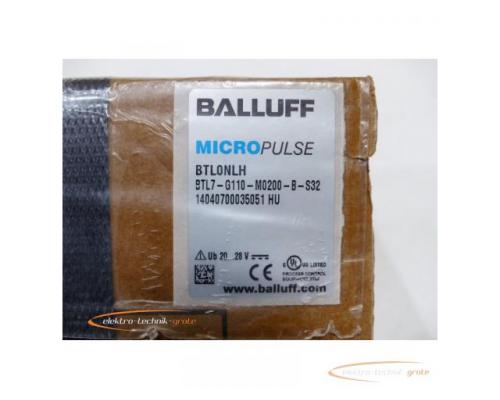 Balluff BTL0NLH BTL7-G110-M0200-B-S32 Micropulse Wegaufnehmer SN14040700035051HU - Bild 2