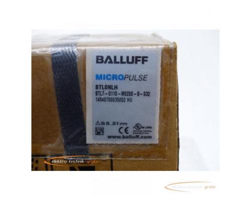 Balluff BTL0NLH BTL7-G110-M0200-B-S32 Micropulse Wegaufnehmer SN14040700035052HU - Bild 3