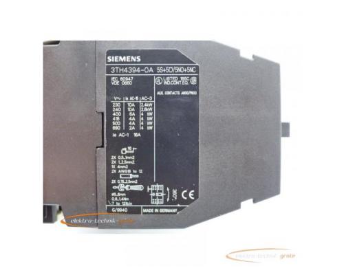 Siemens 3TH4394-0A Hilfsschütz + 3TX7402-3G Überspannungsbegrenzer - Bild 2