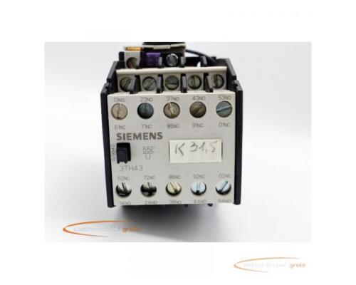 Siemens 3TH4394-0A Hilfsschütz + 3TX7402-3G Überspannungsbegrenzer - Bild 3