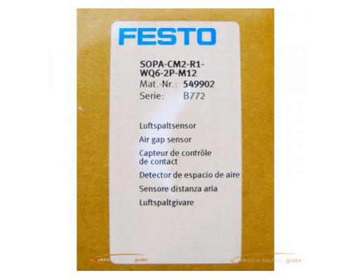 Festo SOPA-CM2-R1-WQ6-2P-M12 Luftspaltsensor 549902 - ungebraucht! - - Bild 2