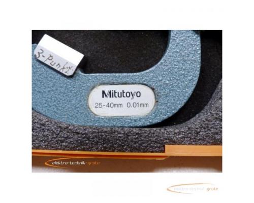 Mitutoyo 114-103 VM3-40 3-Punkt Mikrometer Meßbereich 25-40 mm - Bild 2