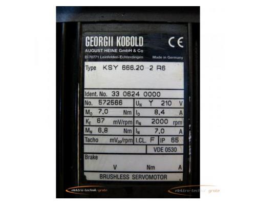 Georgii Kobold KSY 666.20-2 R6 Brushless Servomotor - Bild 3
