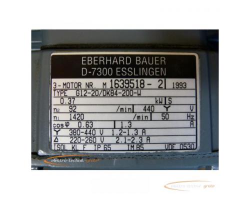 Bauer G12-20/DK84-200-W Getriebemotor - Bild 4
