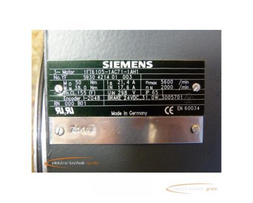 Siemens 1FT6105-1AC71-1AH1 Servomotor (nur Gehäuse mit Stator!) - Bild 3