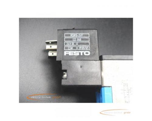 Festo JMN1H-5/2-D-1-C Magnetventil 159690 mit MSN1G-24V Magnetspule 123060 - Bild 3