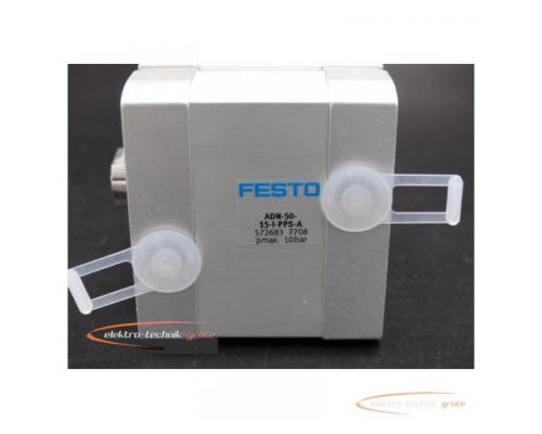 Festo ADN-50-15-I-PPS-A Kompaktzylinder 572683 > ungebraucht! - Bild 2