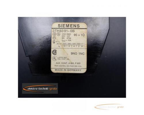 Siemens 3TH8391-0B Schütz 24 V Spuhlenspannung - Bild 2