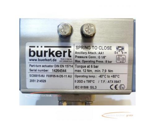 Bürkert SC15-6 / SC00015-6U F03F05-N-DS-11 AU Pneumatischer Schwenkantrieb 214529 - Bild 4