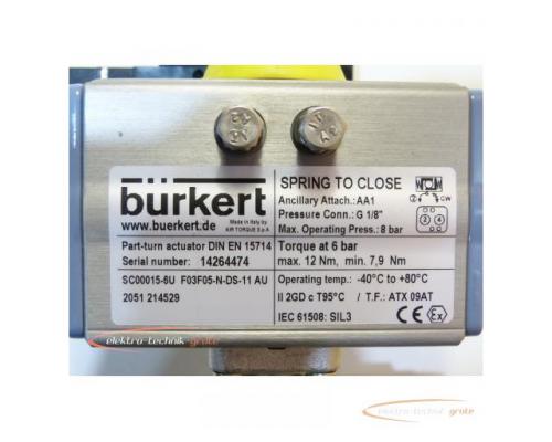 Bürkert SC15-6 / SC00015-6U F03F05-N-DS-11 AU Pneumatischer Schwenkantrieb 214529 - Bild 4