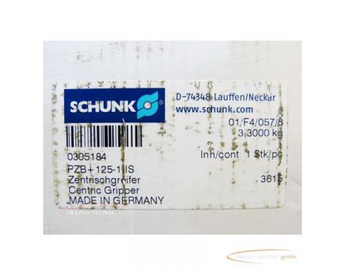 Schunk PZB + 125 -1-IS Zentrischgreifer 0305184 > ungebraucht! - Bild 3