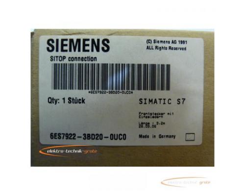 Siemens 6ES7922-3BD20-0UC0 Frontstecker > ungebraucht! - Bild 3