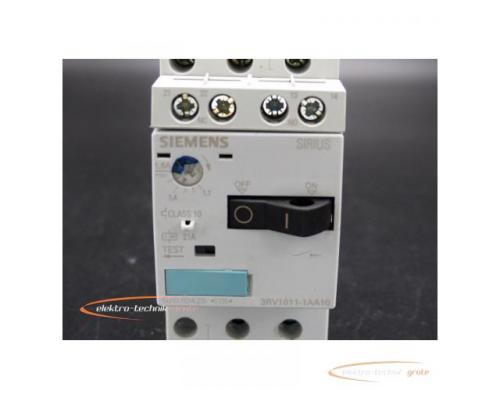 Siemens 3RV1011-1AA10 Leistungsschalter mit 3RV1901-1E Hilfsschalter - Bild 3