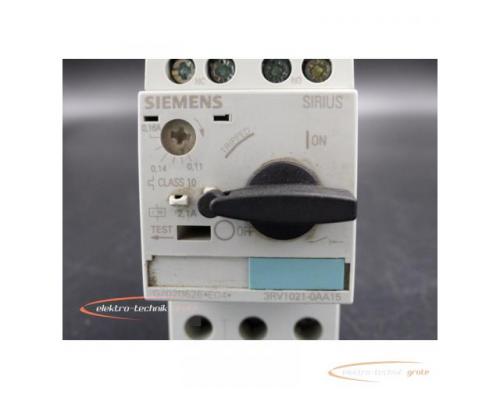 Siemens 3RV1021-0AA15 Leistungsschalter mit 3RV1901-1E Hilfsschalter - Bild 3