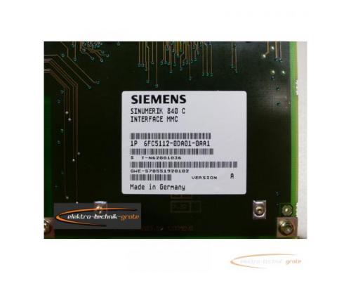 Siemens 6FC5112-0DA01-0AA1 Interface MMC > ungebraucht! - Bild 3