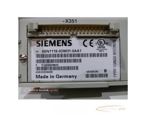 Siemens 6SN1118-0DM31-0AA1 SN:T-U02028645 Regelungseinschub Version B > ungebraucht! - Bild 4